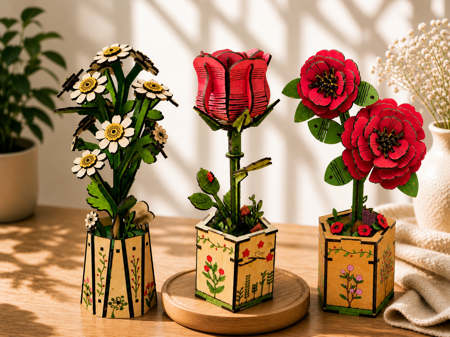 Collection FloResal - Fleurs à assembler et peindre soi-même