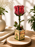 Rose Éternelle - construction en bois à assembler et peindre soi-même